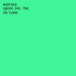 #40F49A - De York Color Image