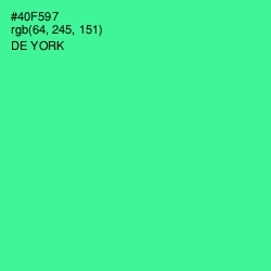 #40F597 - De York Color Image