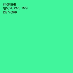 #40F59B - De York Color Image