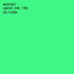 #40F687 - De York Color Image