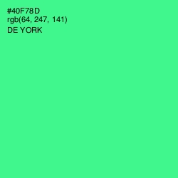 #40F78D - De York Color Image