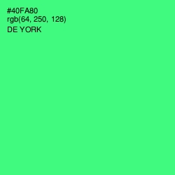 #40FA80 - De York Color Image