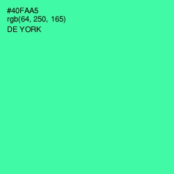 #40FAA5 - De York Color Image