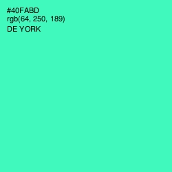 #40FABD - De York Color Image