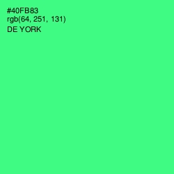 #40FB83 - De York Color Image