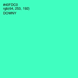 #40FDC0 - Downy Color Image