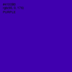 #4100B0 - Purple Color Image