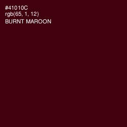 #41010C - Burnt Maroon Color Image