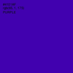 #4101AF - Purple Color Image