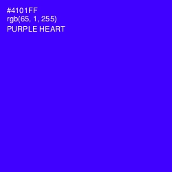 #4101FF - Purple Heart Color Image