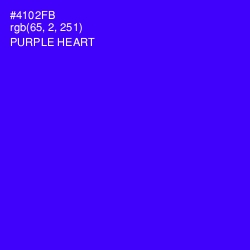 #4102FB - Purple Heart Color Image