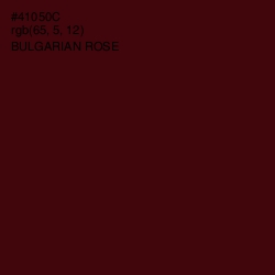 #41050C - Bulgarian Rose Color Image