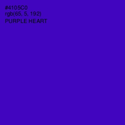 #4105C0 - Purple Heart Color Image