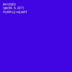 #4105E3 - Purple Heart Color Image