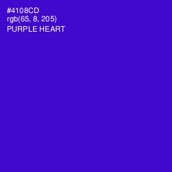 #4108CD - Purple Heart Color Image