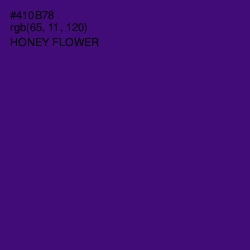 #410B78 - Honey Flower Color Image