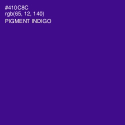 #410C8C - Pigment Indigo Color Image