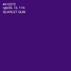 #410D72 - Scarlet Gum Color Image