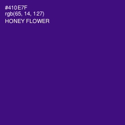 #410E7F - Honey Flower Color Image