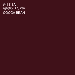 #41111A - Cocoa Bean Color Image