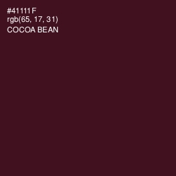 #41111F - Cocoa Bean Color Image