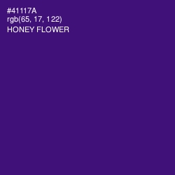 #41117A - Honey Flower Color Image