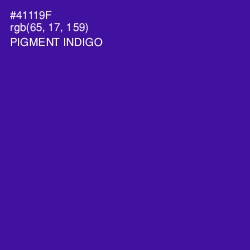 #41119F - Pigment Indigo Color Image