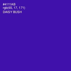 #4111AB - Daisy Bush Color Image