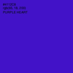 #4112C8 - Purple Heart Color Image