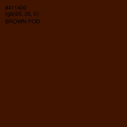 #411400 - Brown Pod Color Image