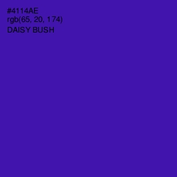 #4114AE - Daisy Bush Color Image