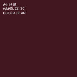 #41161E - Cocoa Bean Color Image