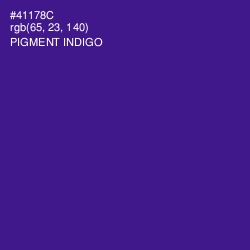 #41178C - Pigment Indigo Color Image