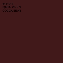 #41191B - Cocoa Bean Color Image