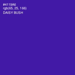 #4119A6 - Daisy Bush Color Image