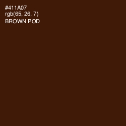 #411A07 - Brown Pod Color Image