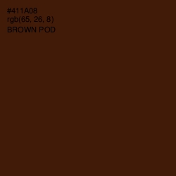 #411A08 - Brown Pod Color Image