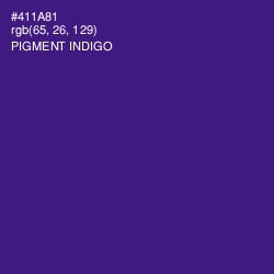 #411A81 - Pigment Indigo Color Image