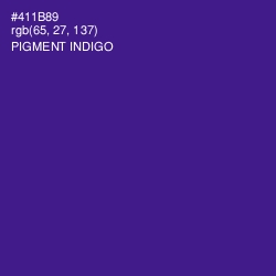 #411B89 - Pigment Indigo Color Image