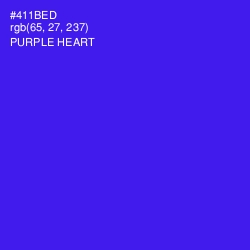 #411BED - Purple Heart Color Image