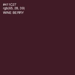 #411C27 - Wine Berry Color Image
