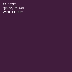 #411C3C - Wine Berry Color Image