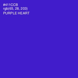 #411CCB - Purple Heart Color Image