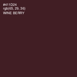#411D24 - Wine Berry Color Image