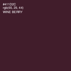#411D2C - Wine Berry Color Image