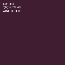 #411D31 - Wine Berry Color Image