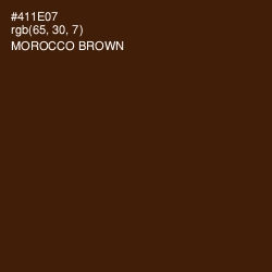 #411E07 - Morocco Brown Color Image