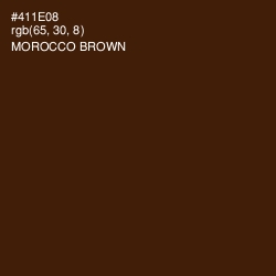 #411E08 - Morocco Brown Color Image