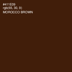 #411E09 - Morocco Brown Color Image