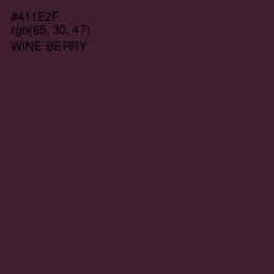 #411E2F - Wine Berry Color Image